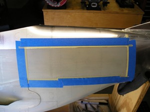 14 Large panel on left side set up to cover