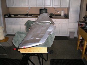 21 Ailerons & flaps Scotch Brited & installed