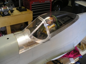23 Finished canopy & cockpit with pilot
