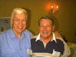 Don Allen (left)  Marvin Arthur at the 4th Fighter Group Reunion in Knoxville TN during June 17-21 1999  (2)
