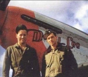 Don Allen (left)  Marvin Arthur standing in front of Davy Lee