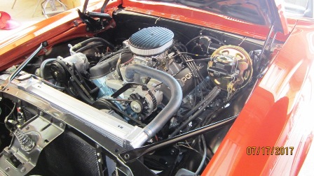 Finished paint & engine on Angies1968 Firebird (8)