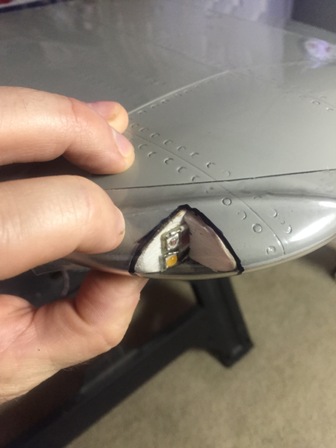 Left Wing Tip Lights 10