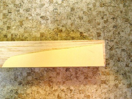 Rudder servo linkage fairing mold (1)