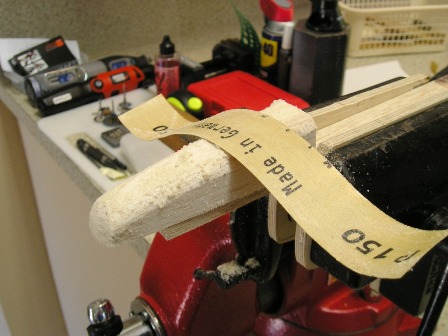 Rudder servo linkage fairing mold (5)